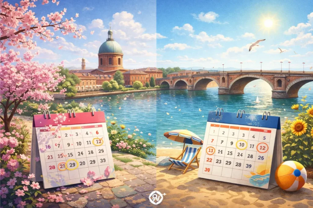 Quelles sont les dates des vacances de printemps et d’été à Toulouse