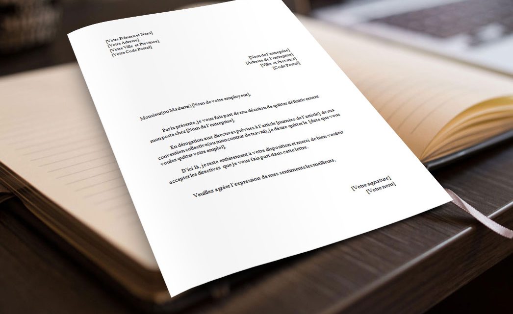 Comment rédiger une lettre de démission sans préavis adaptée à votre situation ?