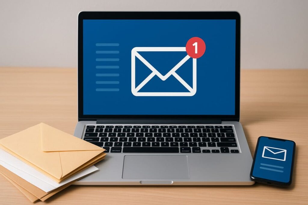 Lettre envoyée par email