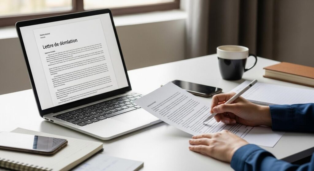 Lettre polie et reconnaissante