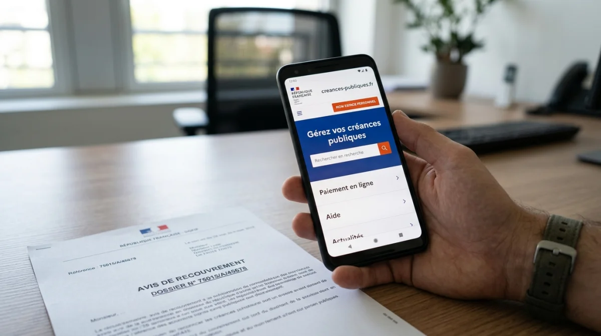 Comprendre creances publiques.fr et suivre un dossier