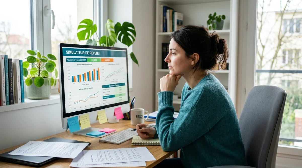 Comprendre le simulateur de revenu dirigeant de creation-entreprise-france.com