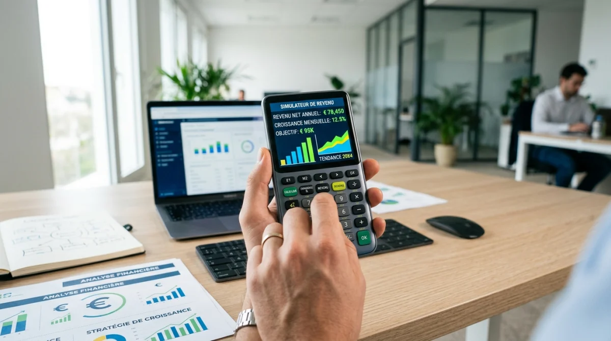 Comprendre le simulateur de revenu dirigeant de creation-entreprise-france.com