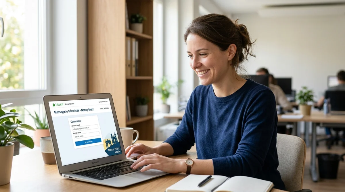 Accéder au webmail de Nancy Metz sans se tromper